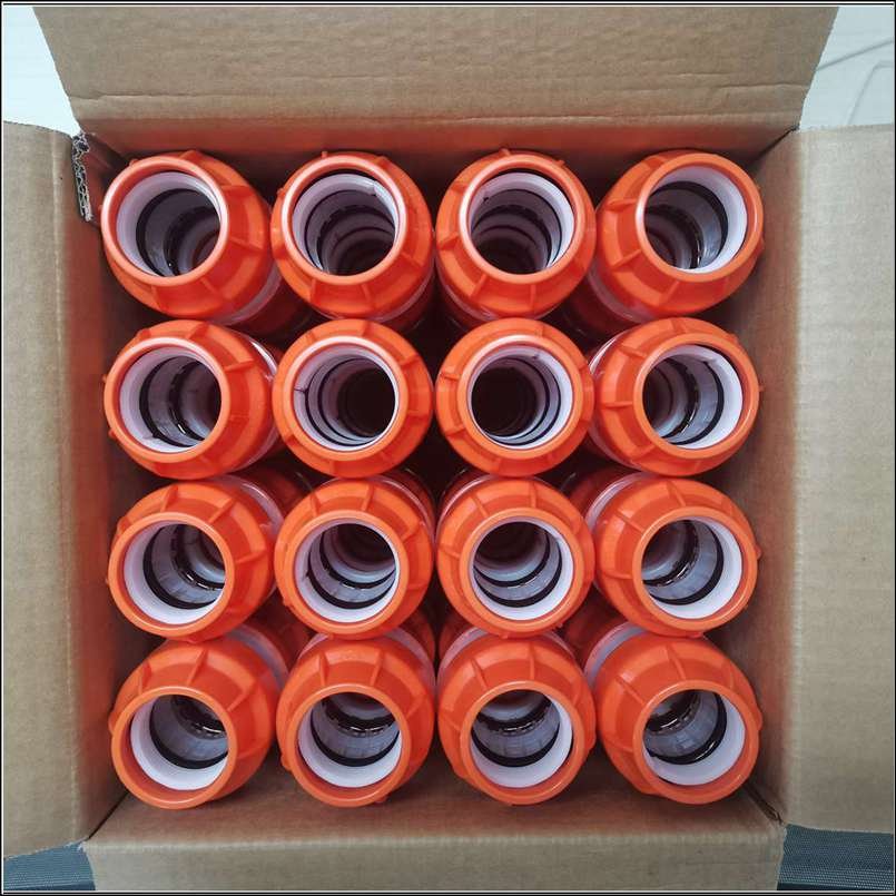Microduct Straight Connector, Direct buried, 5 to 60.5 mm, Orange - 图片 2